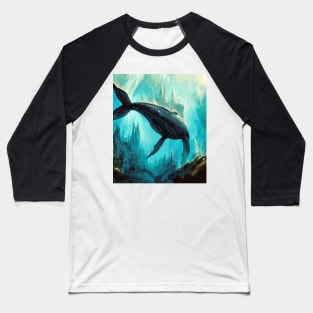 Whale dream Baseball T-Shirt